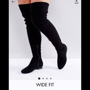 Asos Flat Thigh High Boot